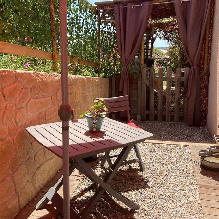 chambre double avec salle de bain privée Monacia-d'Aullene Exterior foto